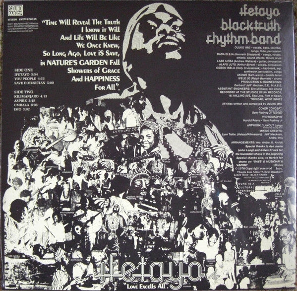 Black Truth Rhythm Band ~ Ifetayo "Love Excells All" (Vinyl) - Djungel & Jazz