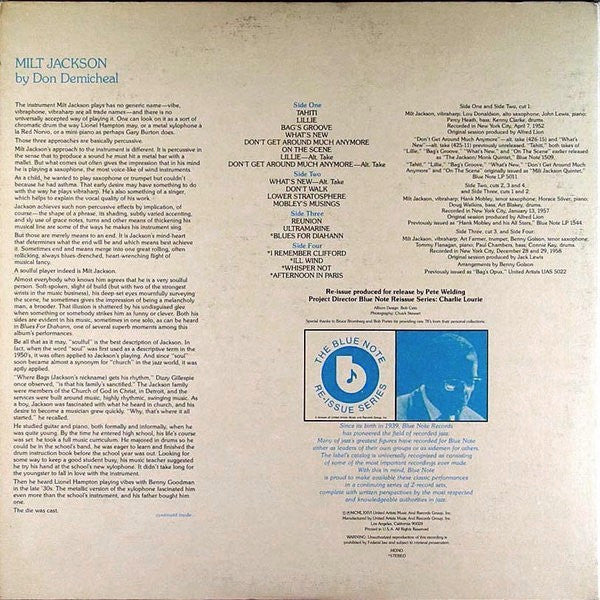 Milt Jackson ~ All-Star Bags (Vinyl) - Djungel & Jazz