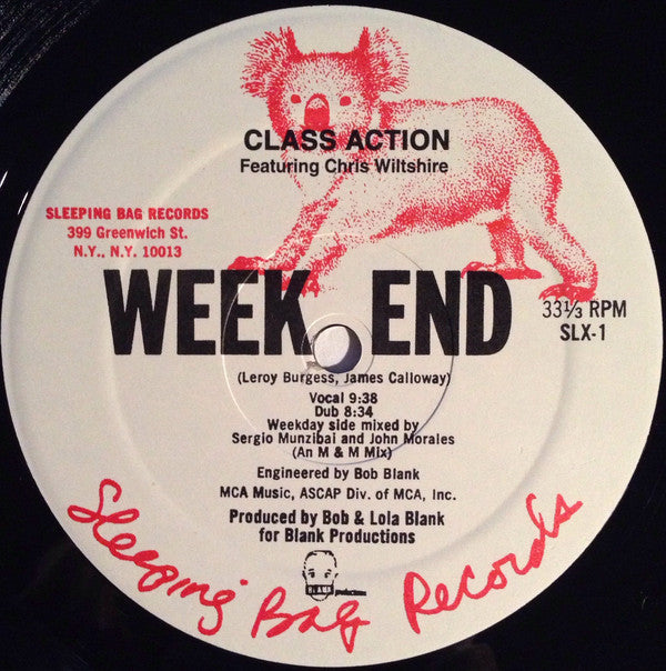 Class Action Featuring Chris Wiltshire* : Weekend (12", RE)