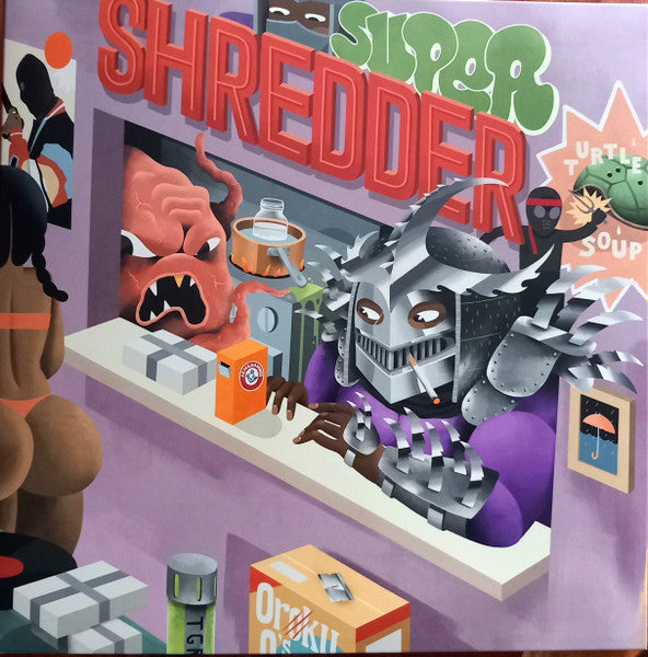 Mickey Diamond x Ral Duke : Super Shredder (LP, Album, Ltd, Num, Ora)