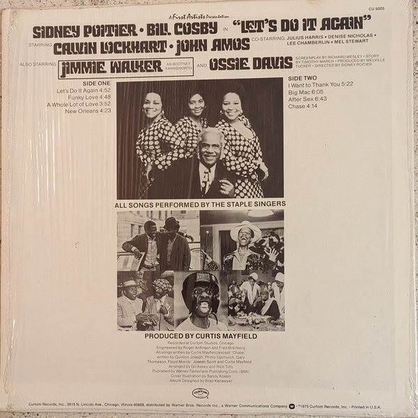 The Staple Singers ~ Let's Do It Again (Original Soundtrack) (Vinyl) - Djungel & Jazz