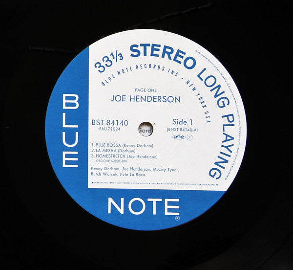 Joe Henderson ~ Page One (Vinyl) - Djungel & Jazz