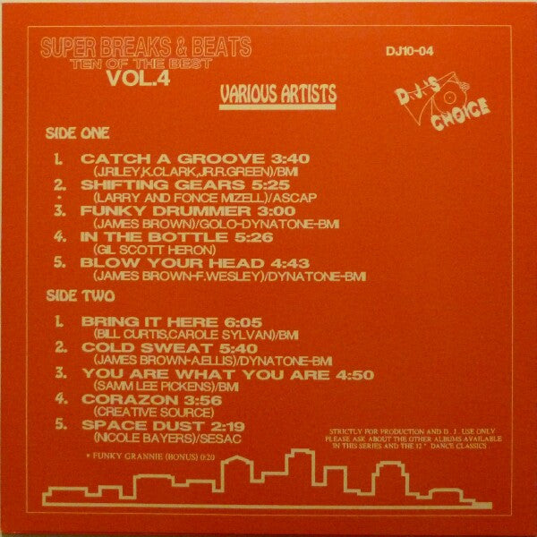 Various : Super Breaks & Beats Vol. 4 (LP, Comp)