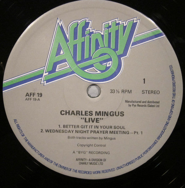 Charlie Mingus ~ Live (Vinyl) - Djungel & Jazz