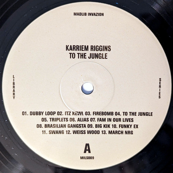 Karriem Riggins ~ To The Jungle (Vinyl) - Djungel & Jazz