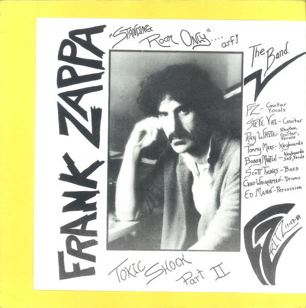 Frank Zappa ~ Standing Room Only...Toxic Shock Part II (Vinyl) - Djungel & Jazz