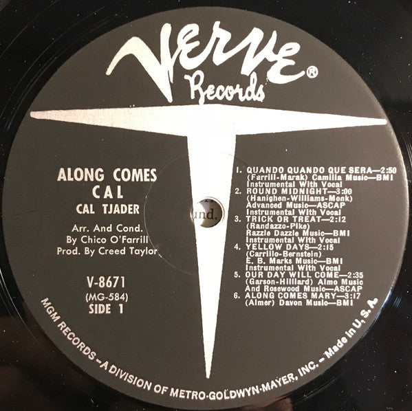 Cal Tjader ~ Along Comes Cal (Vinyl) - Djungel & Jazz