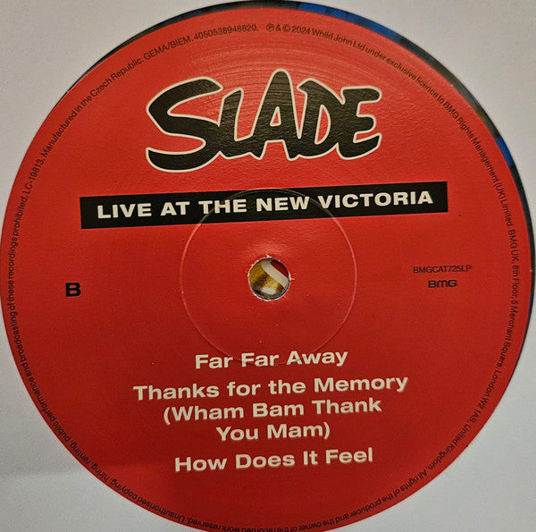 Slade : Live At The New Victoria (2xLP, Album, RE, Tra)