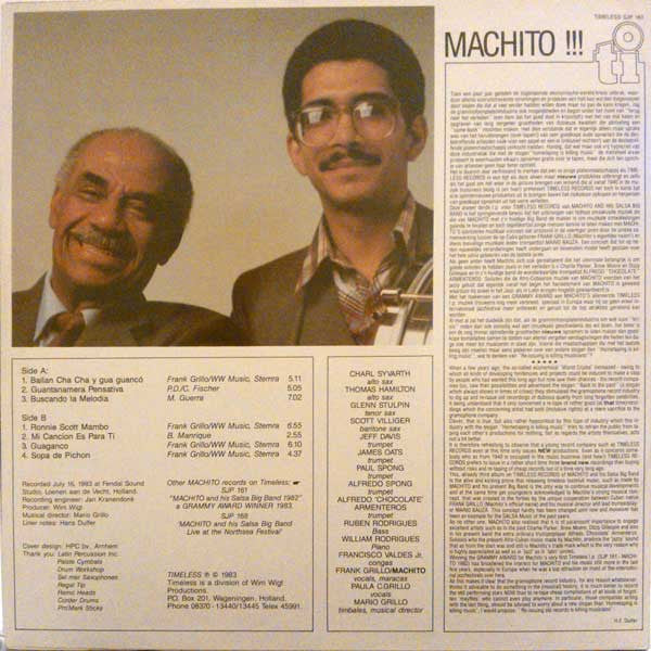 Machito And His Salsa Big Band : Machito !!! (LP, Album)