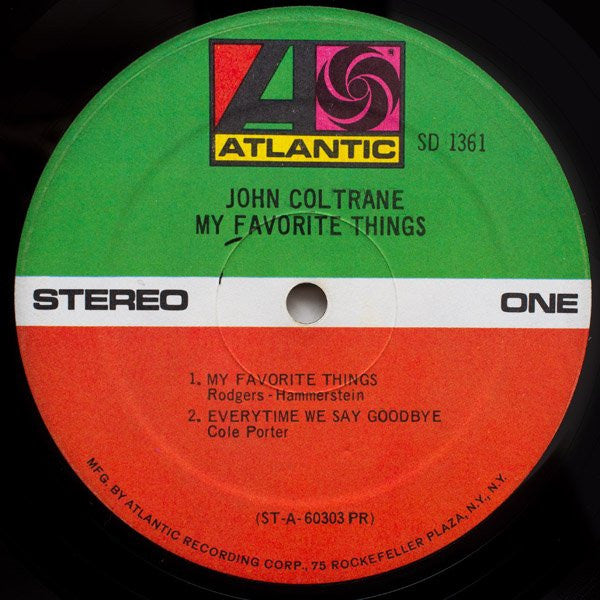 John Coltrane ~ My Favorite Things (Vinyl) - Djungel & Jazz