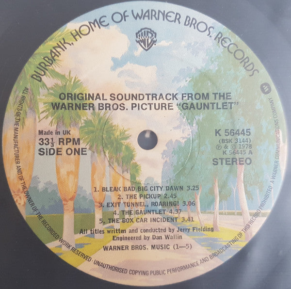 Jerry Fielding ~ The Gauntlet (Original Sound Track) (Vinyl) - Djungel & Jazz