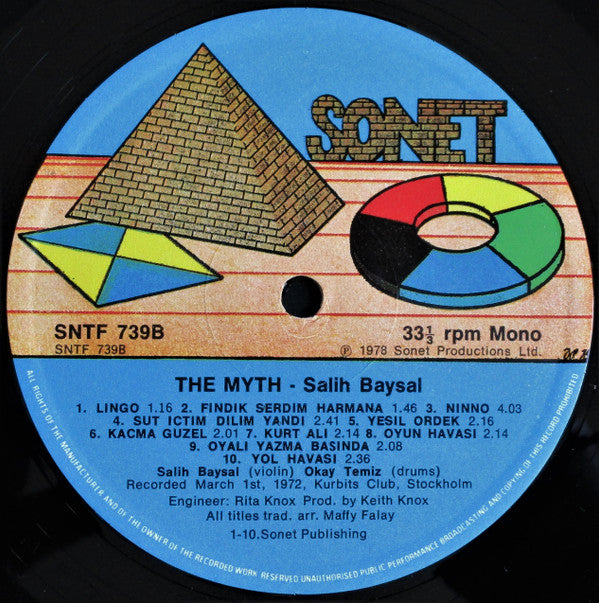 Salih Baysal ~ The Myth (Vinyl) - Djungel & Jazz