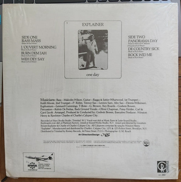 Explainer : One Day (LP, Album, M/Print)