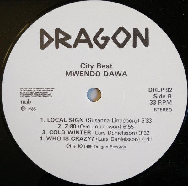 Mwendo Dawa ~ City Beat (Vinyl) - Djungel & Jazz