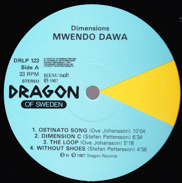 Mwendo Dawa ~ Dimensions (Vinyl) - Djungel & Jazz