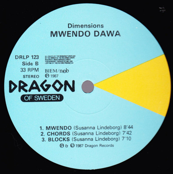 Mwendo Dawa ~ Dimensions (Vinyl) - Djungel & Jazz