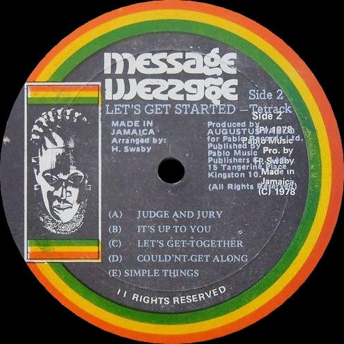 Tetrack : Let's Get Started (LP, Album, RE)