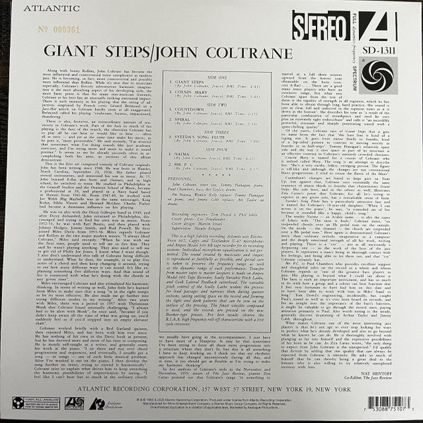 John Coltrane ~ Giant Steps (Vinyl) - Djungel & Jazz