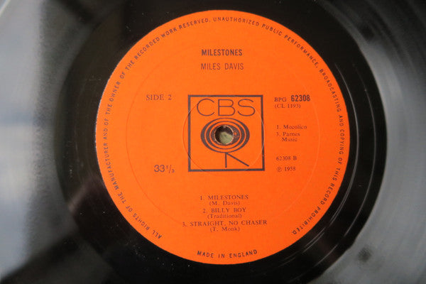 Miles Davis ~ Milestones (Vinyl) - Djungel & Jazz