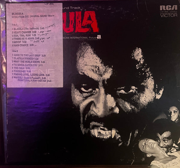 Gene Page ~ Blacula (Music From The Original Soundtrack) (Vinyl) - Djungel & Jazz