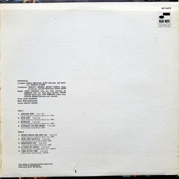 Duke Pearson's Big Band ~ Introducing Duke Pearson's Big Band (Vinyl) - Djungel & Jazz