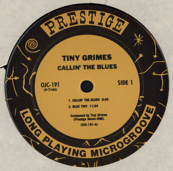 Tiny Grimes With J.C. Higginbotham ~ Callin' The Blues (Vinyl) - Djungel & Jazz