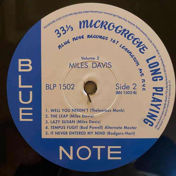 Miles Davis : Volume 2 (LP, Comp, Mono, RE, 180)