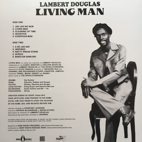 Lambert Douglas : Living Man (LP, Album, Ltd, RE)
