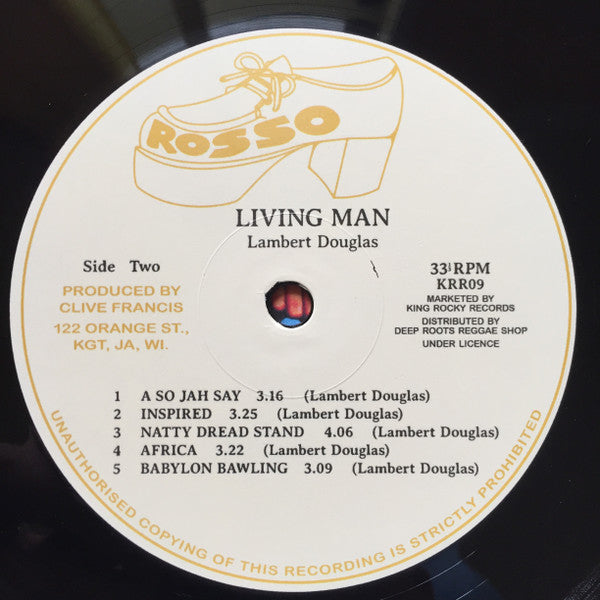 Lambert Douglas : Living Man (LP, Album, Ltd, RE)