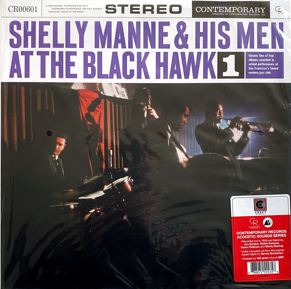 Shelly Manne & His Men : At The Black Hawk Vol. 1 (LP, Album, RE, 180)