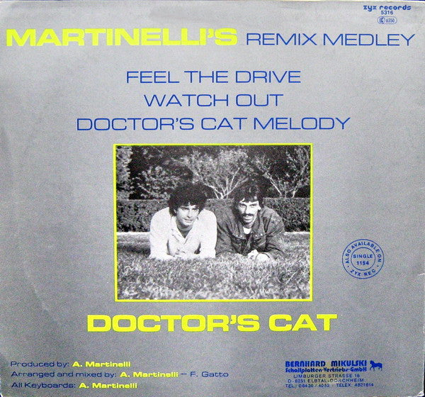 Doctor's Cat ~ Martinelli's Remix Medley (Vinyl) - Djungel & Jazz