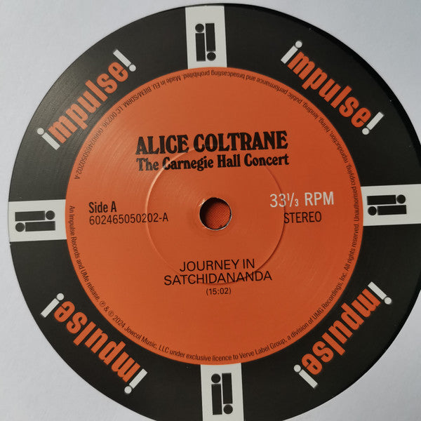Alice Coltrane : The Carnegie Hall Concert (2xLP, Album)