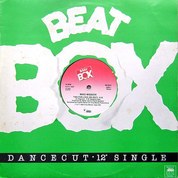 Miko Mission ~ Two For Love (Re-edit) (Vinyl) - Djungel & Jazz