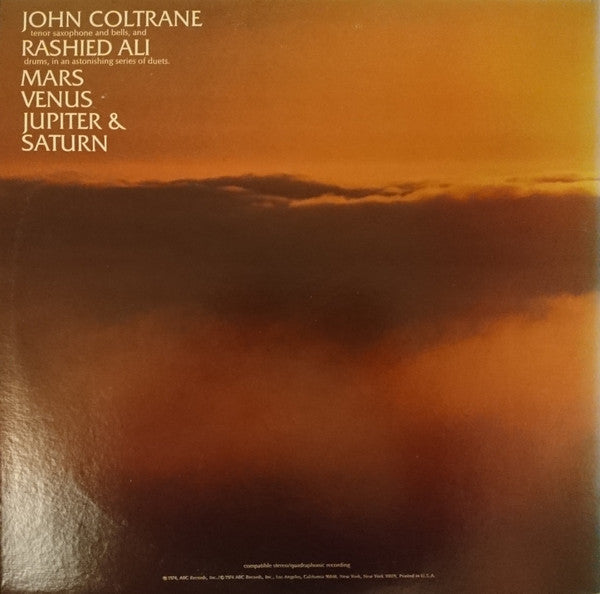 John Coltrane : Interstellar Space (LP, Album, RE)