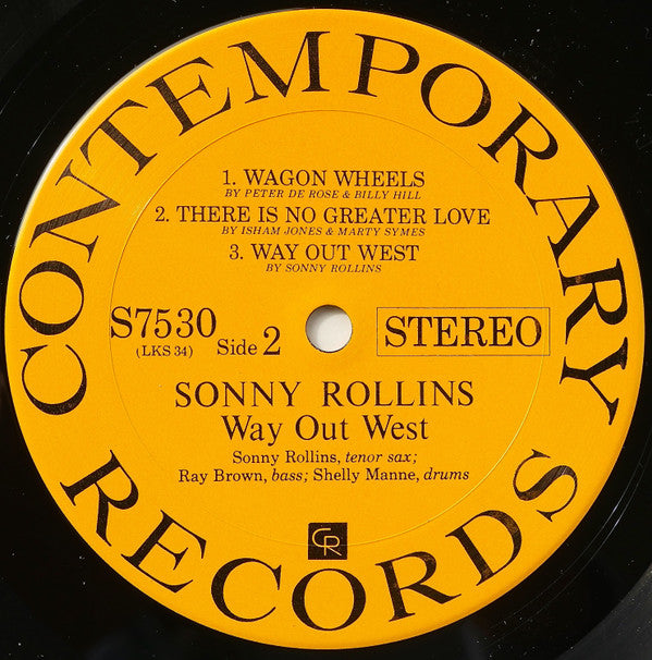 Sonny Rollins : Way Out West (LP, Album, RE)