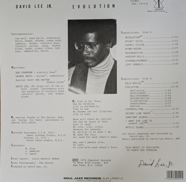David Lee Jr.* : Evolution (LP, Album, RE, Mag)