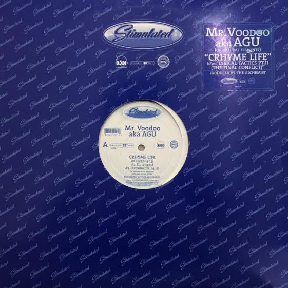 Mr. Voodoo aka AGU ~ Crhyme Life / Lyrical Tactics Pt. II (Vinyl) - Djungel & Jazz