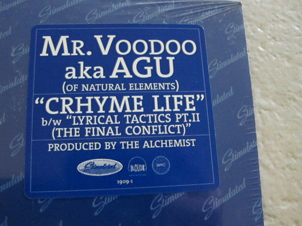 Mr. Voodoo aka AGU ~ Crhyme Life / Lyrical Tactics Pt. II (Vinyl) - Djungel & Jazz