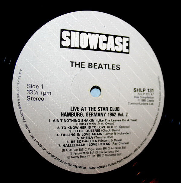 The Beatles ~ Live! At The Star Club, Hamburg, Germany 1962 (Volume 2) (Vinyl) - Djungel & Jazz