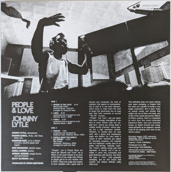 Johnny Lytle : People & Love (LP, Album, RE, 180)