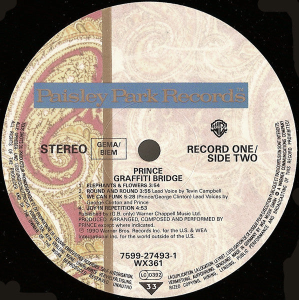 Prince ~ Graffiti Bridge (Vinyl) - Djungel & Jazz