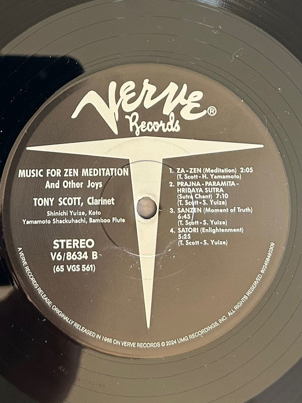 Tony Scott (2) : Music For Zen Meditation And Other Joys (LP, RE, Gat)