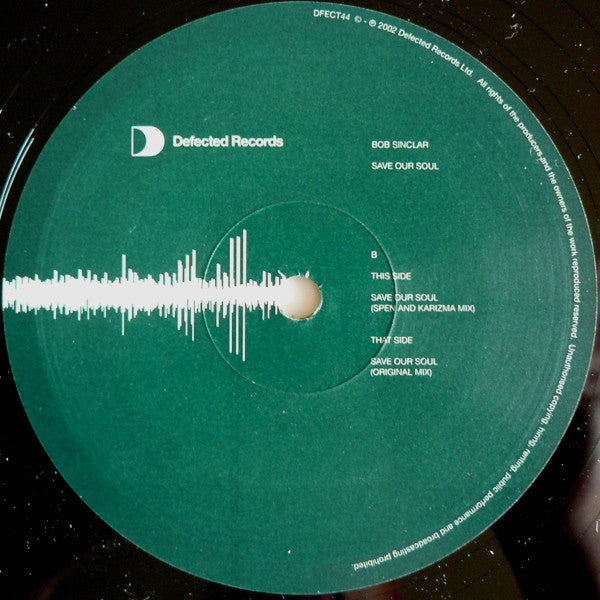 Bob Sinclar ~ Save Our Soul (Vinyl) - Djungel & Jazz
