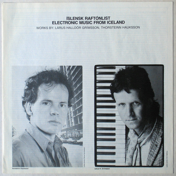 Lárus Halldór Grímsson / Thorsteinn Hauksson ~ Íslensk Raftónlist = Electronic Music From Iceland (Vinyl) - Djungel & Jazz