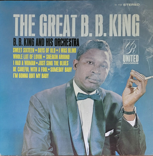 B.B. King Orchestra ~ The Great B. B. King (Vinyl) - Djungel & Jazz