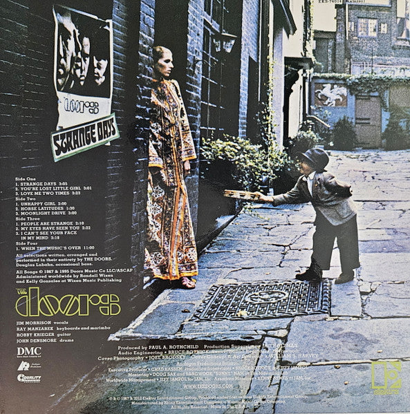 The Doors : Strange Days (2x12", Album, RE, RM, 180)