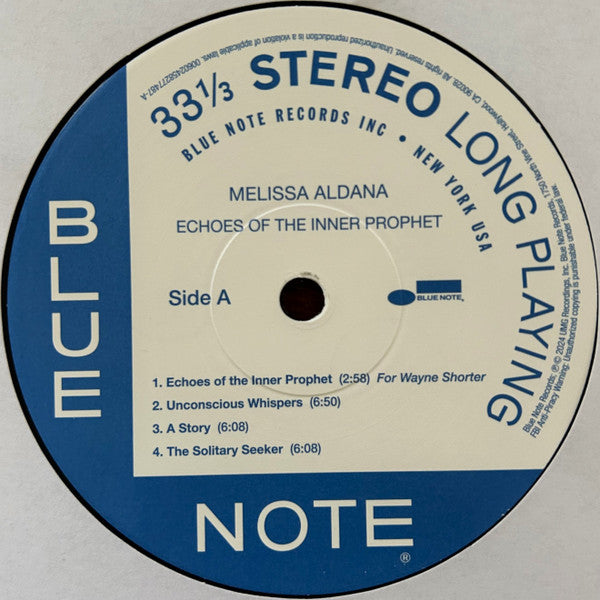 Melissa Aldana : Echoes Of The Inner Prophet (LP, Album)