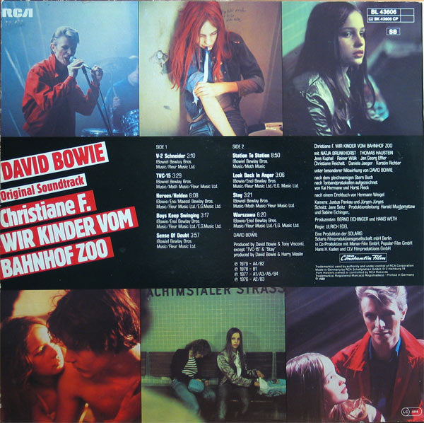 David Bowie ~ Christiane F. Wir Kinder Vom Bahnhof Zoo (Original Soundtrack) (Vinyl) - Djungel & Jazz