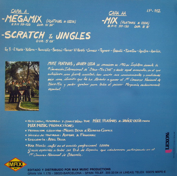 Mike Platinas & Javier Ussia ~ Max Mix (El Primer Megamix Español) (Vinyl) - Djungel & Jazz