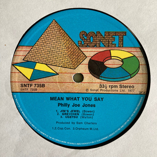 Philly Joe Jones ~ Mean What You Say (Vinyl) - Djungel & Jazz